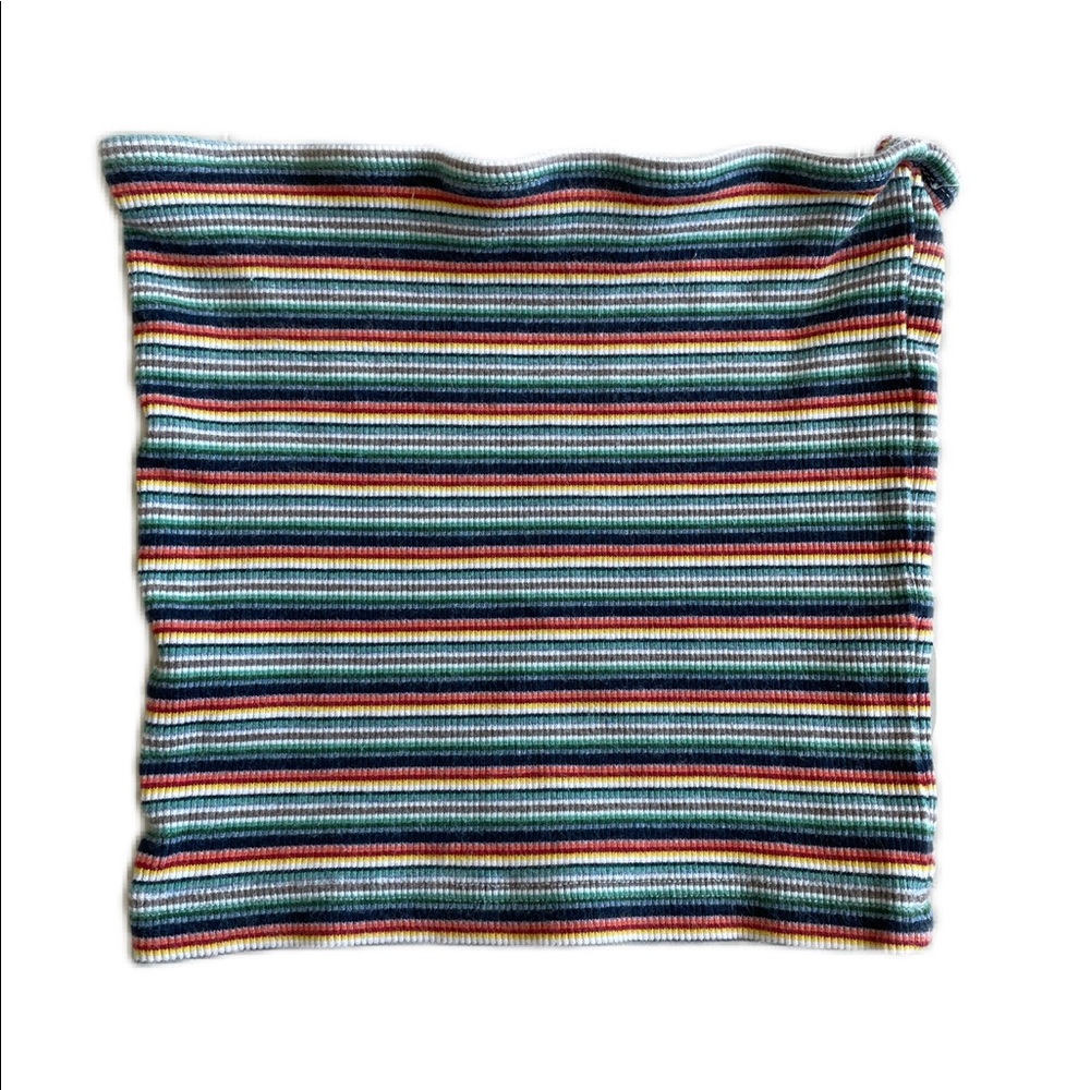 brandy melville rainbow tube top